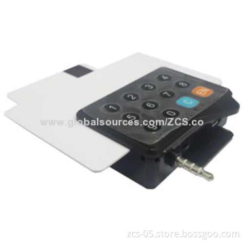 PIN Pad + MSR + IC Mobile Credit Card Reader Combo, ISB/Audio Jack Interface, EMV L1/2, 1yr Warranty